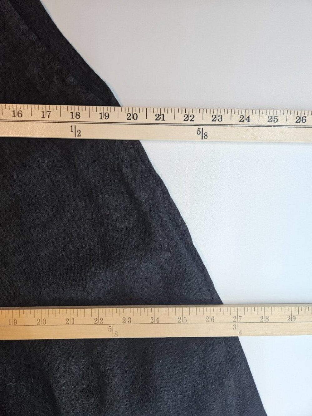 Shylo Linen Asymmetric Harem Jumpsuit Black Women's One Size S-L Lagenlook Boho - Picture 8 of 11